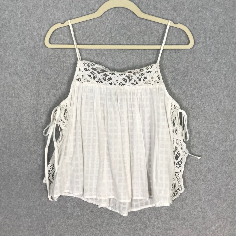 American Eagle Outfitters White Lace Camisole